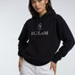 HULAM Unisex French Terry pullover Hoodie  Black