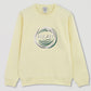 HULAM Unisex French Terry sweatshirt　Frost Yellow