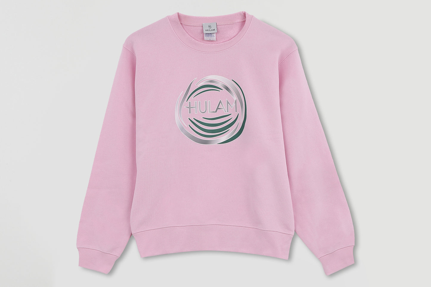 HULAM Unisex French Terry sweatshirt  Pink